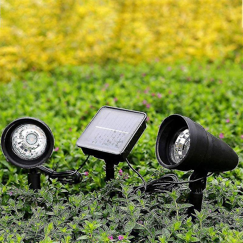 Led Solar Lawn Spotlight Ip65 Waterproof For Courtyard