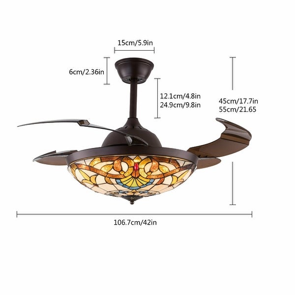 42 Inches  Style Ceiling Fan with Remote - 42 Inches Shopping - The Best Deals on Ceiling Fans | 40173674