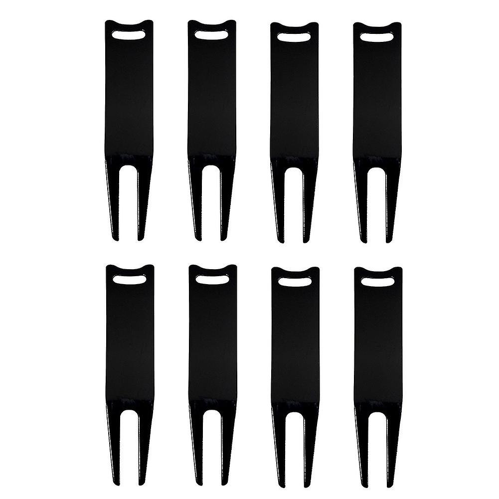 8 Pcs Bending Golf Divot Repair Tool Portable Golf Divot Fork Golf Divot Tools Golf Accessories，bla