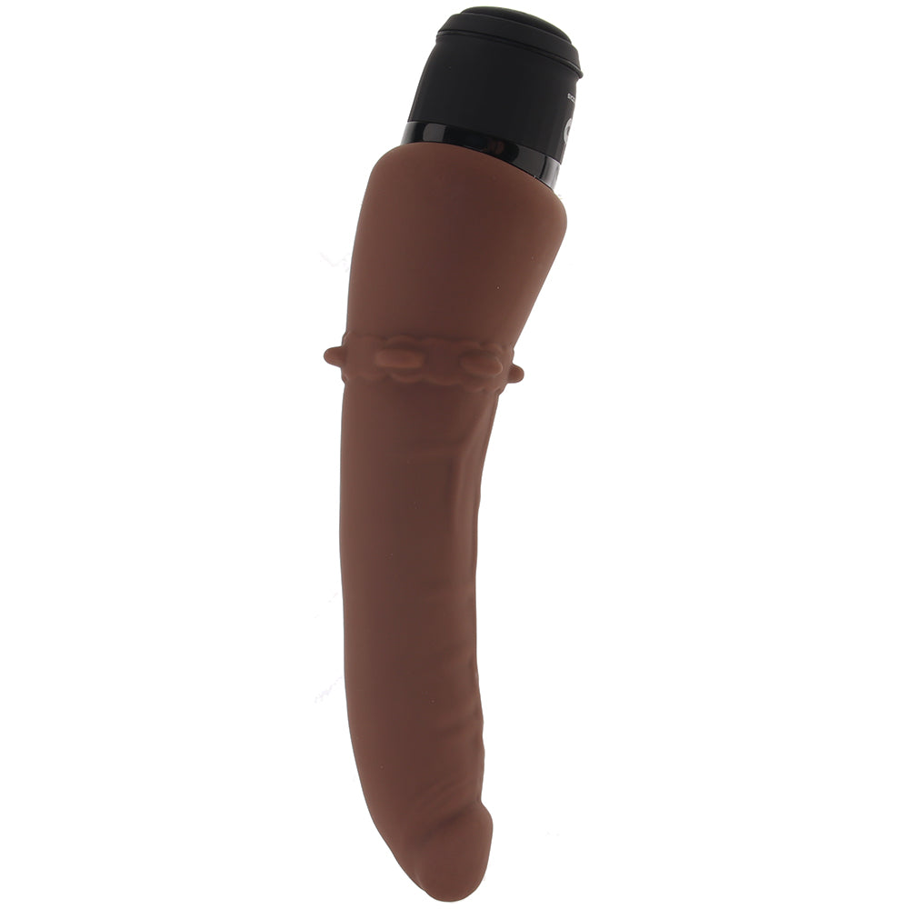 Power Cock 7 Inch Slim Realistic Vibe in Dark Brown