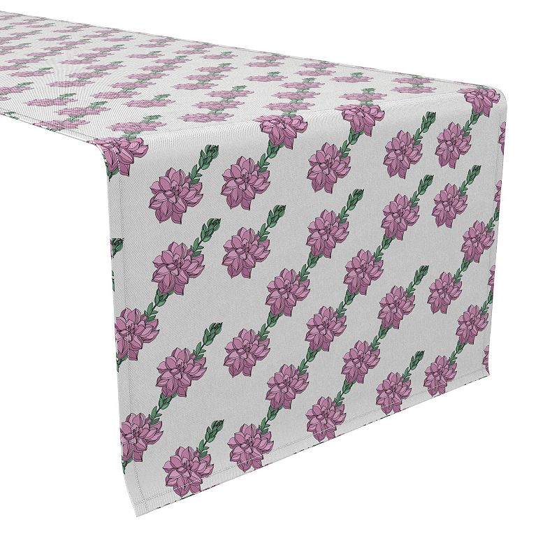 Table Runner， 100% Cotton， 16x72， Wild Spring Leaf