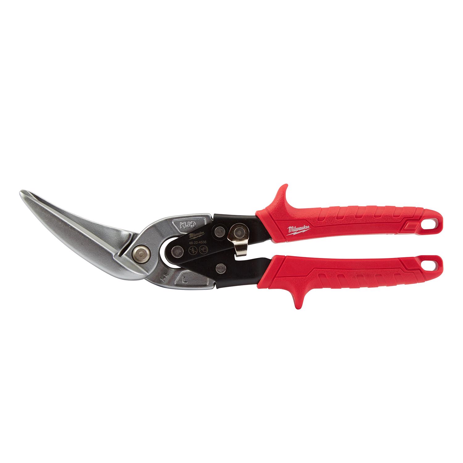 MW 11.35 in. Steel Left Cut Aviation Snips 22 Ga. 1 pk