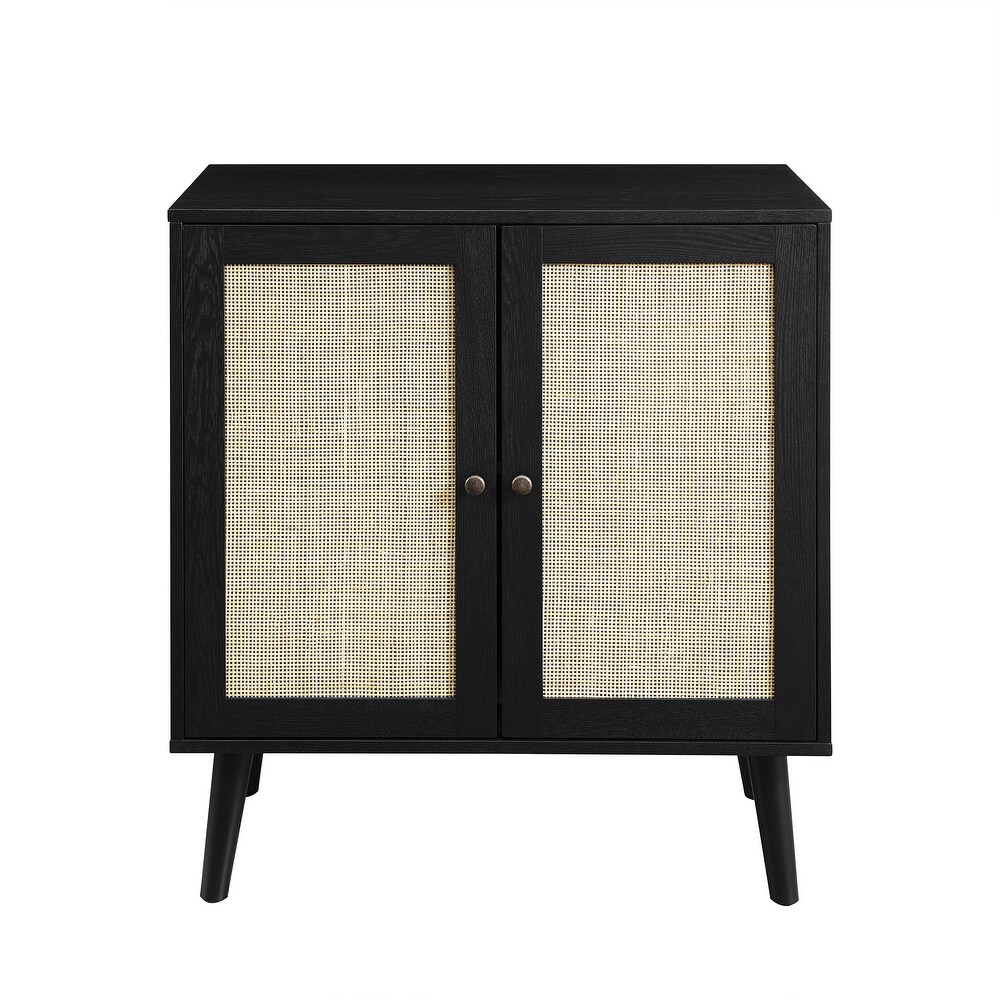 Middlebrook 30 inch Rattan 2 Door Accent Cabinet