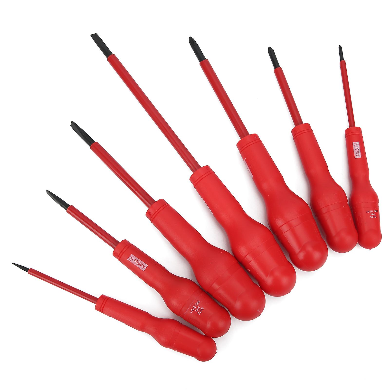 1000v Insulated Screwdriver Set Magnetic Head Electrician Tool With Storage Bag