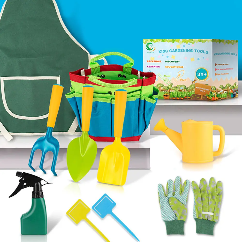 High Quality Hand Fork Cultivator Gardening Gift Set Trowel Tools Plastic Garden Tools Set