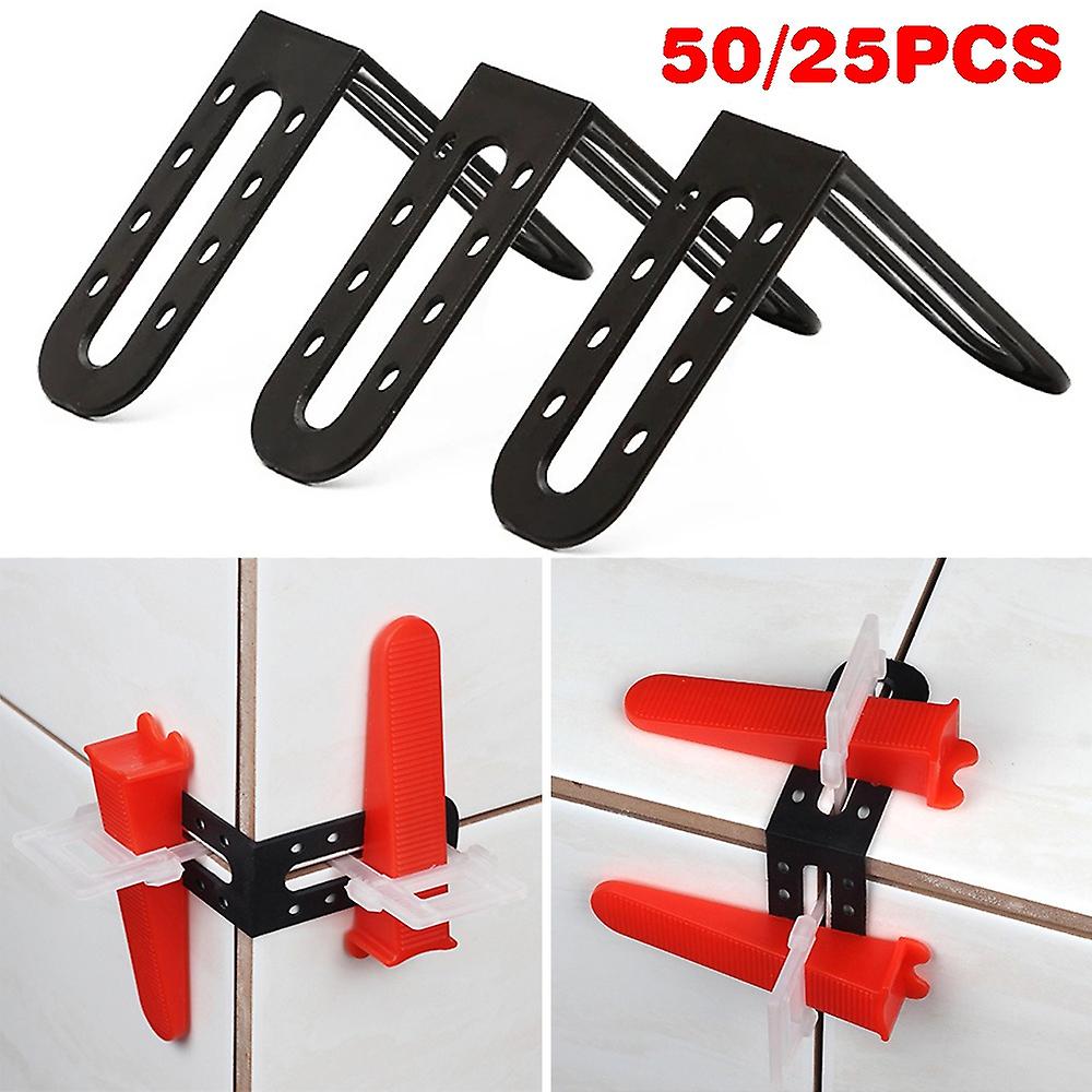 25 Pcs Tile Leveler Spacers Right Angle Leveling Tool For Leave Seams And Tile Locate Tool