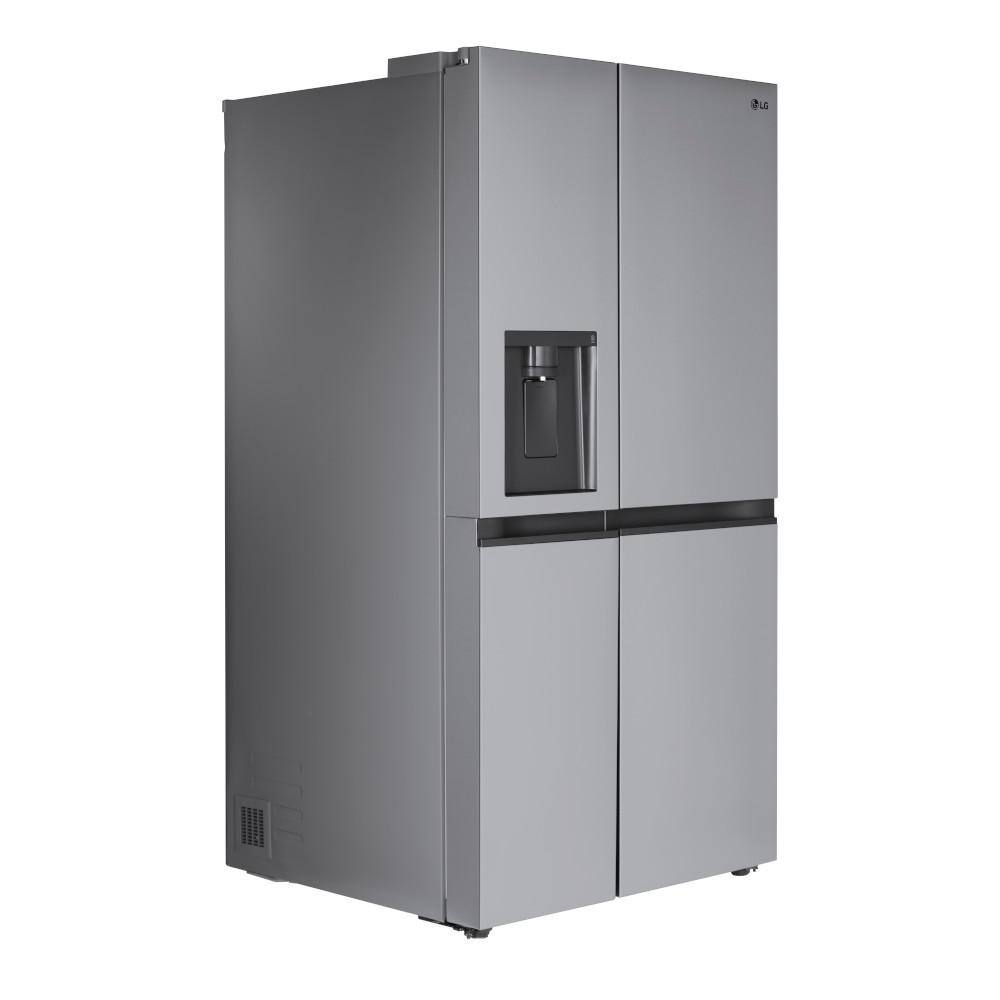 LG 28 cu. ft. Side by Side Refrigerator with External Water in Stainless Standard Depth LRSWS2806S