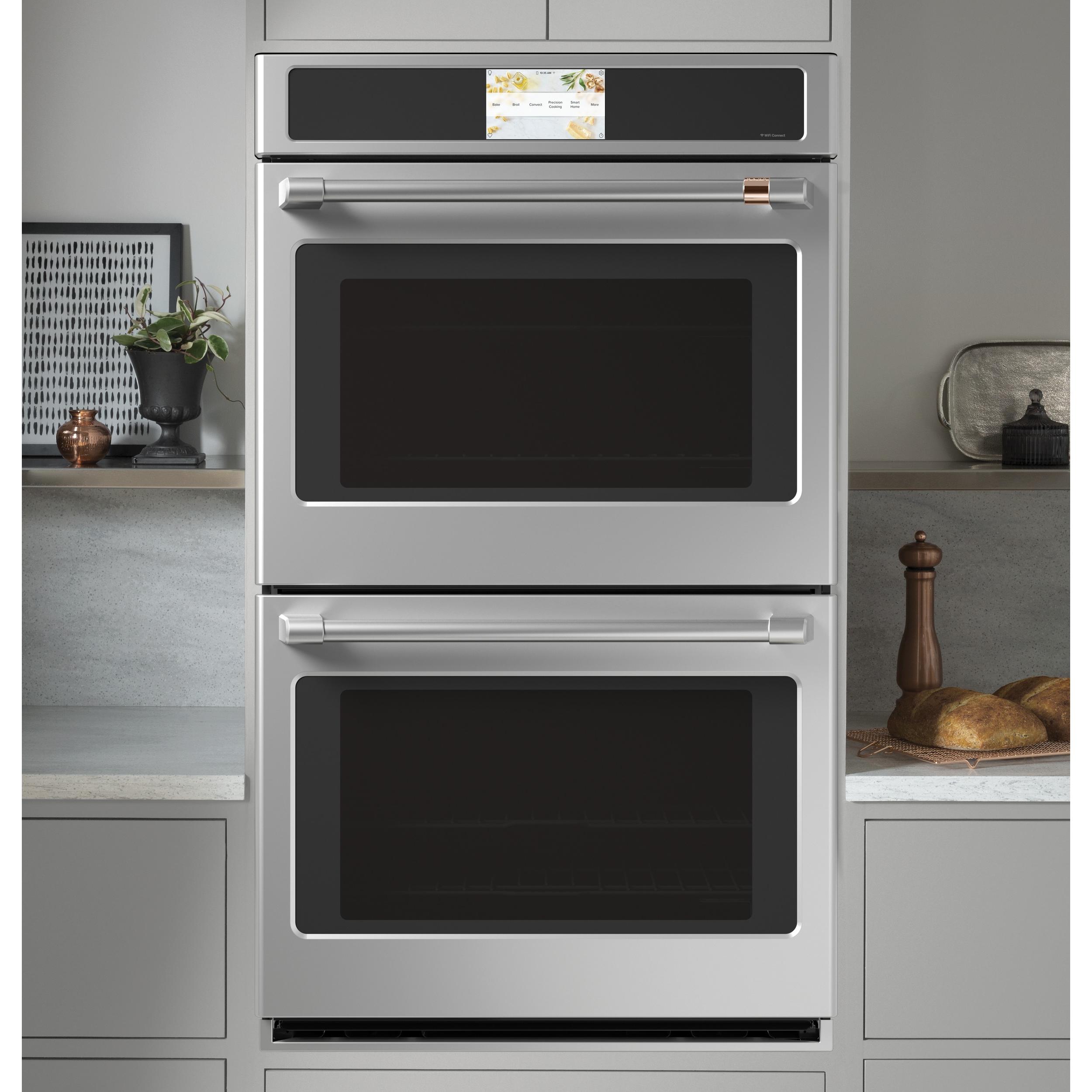 Caf¨¦ 30-inch Built-In Double Wall Oven with Built-in WiFi CTD90DP2NS1