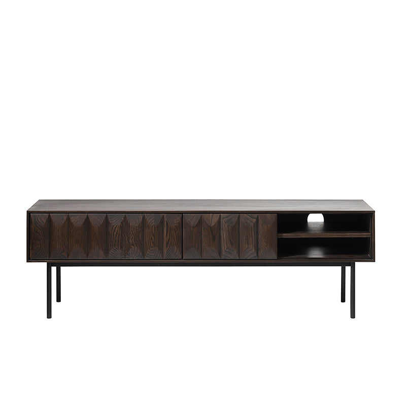 LATINA TV Entertainment Unit 1.6M - Dark Brown / Black