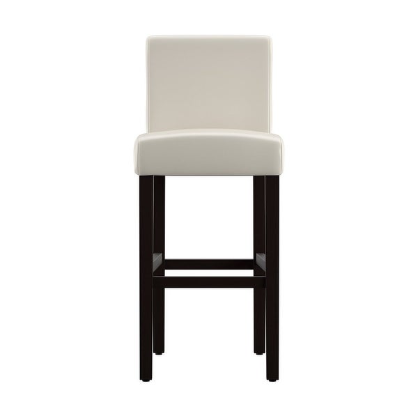 Arica Bar Stool， White， Set of 2 - as show