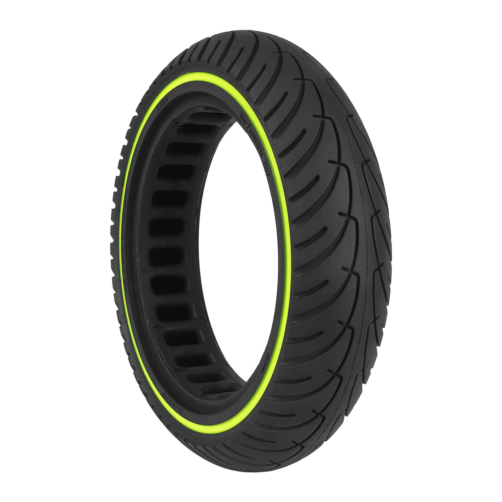 M365 electric scooter general 8 1/2X2 explosion proof tire 8.5 inch fluorescent green line inner hole wear resistant solid tire