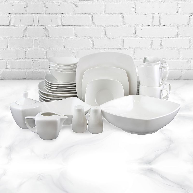 Gibson Zen Buffetware 39-Piece Dinnerware Set