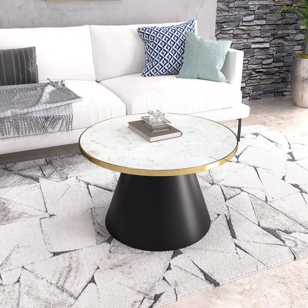 Nuclear Coffee Table White and Black