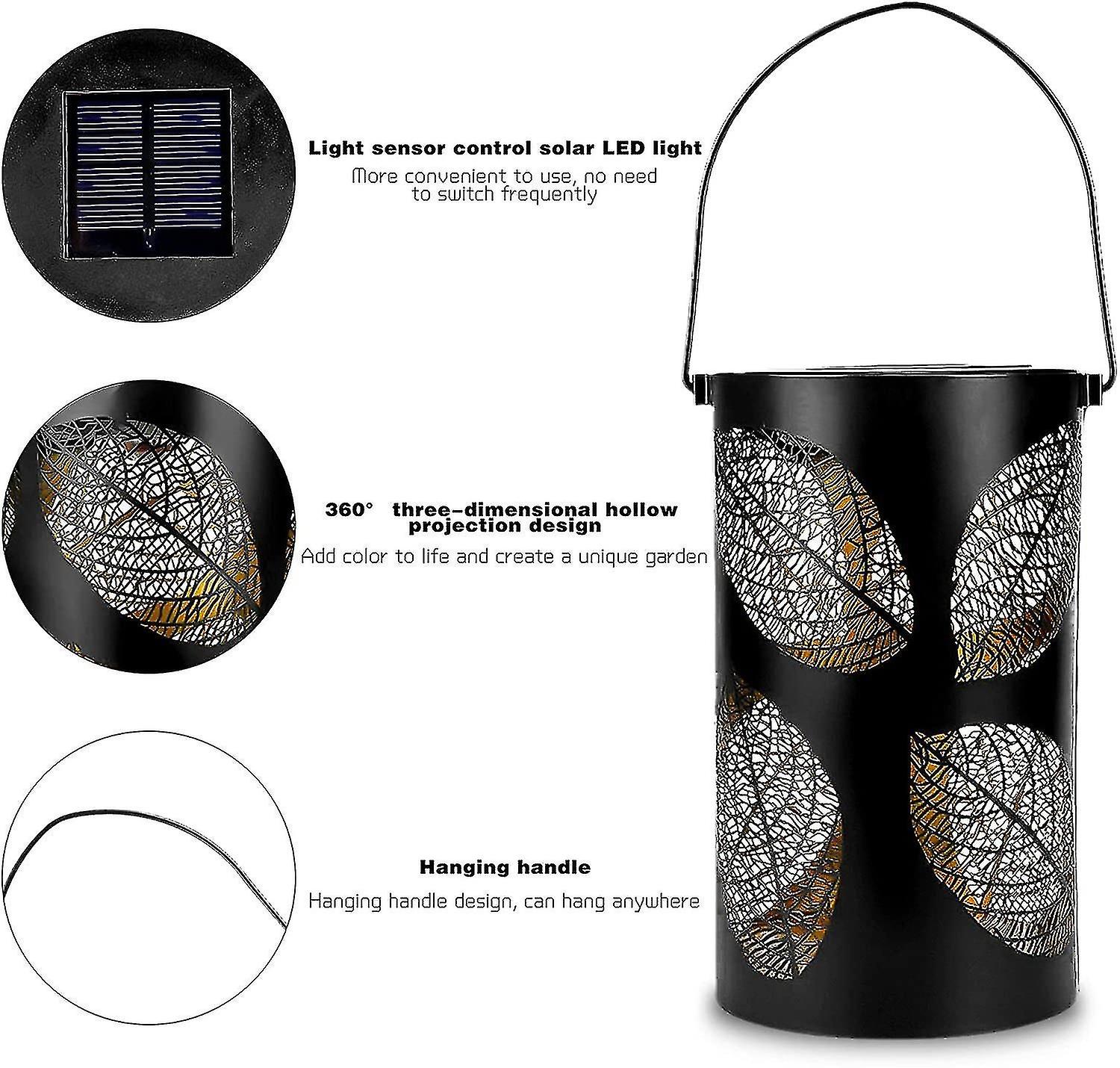 Outdoor Solar Lantern， Solar Lantern Garden Lamp， Solar Garden Light And Decorative Solar Hanging Li