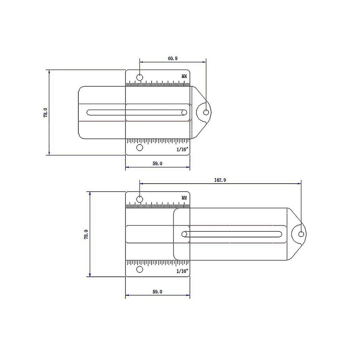 Extended Thin Rip Jig Table Saw Jig Guide For Repeat Narrow Strip Cuts Works With Table Saw Router