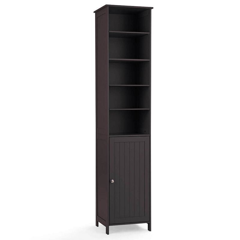 72 Inches Free Standing Tall Floor Bathroom Storage Cabinet