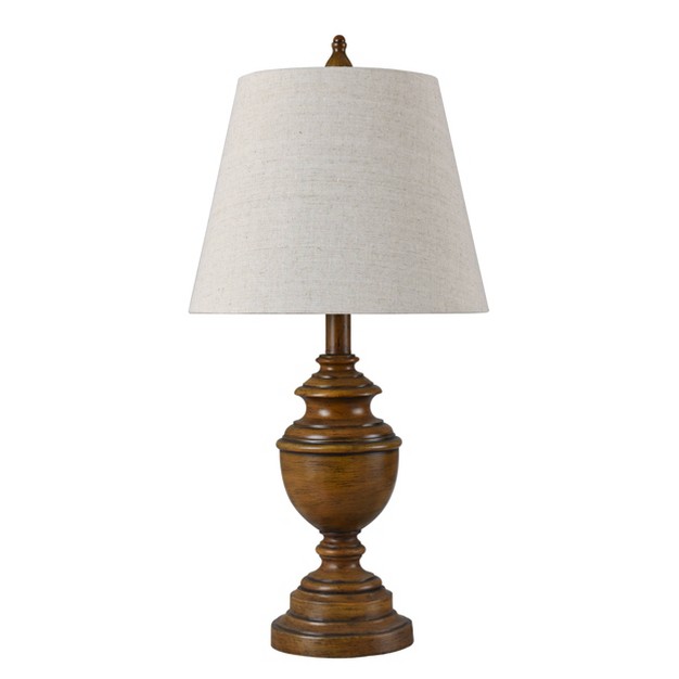 French Oak Marion Table Lamp Light Beige Stylecraft