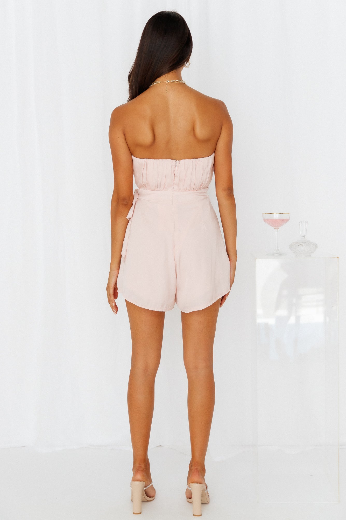 Overthrow You Romper Nude