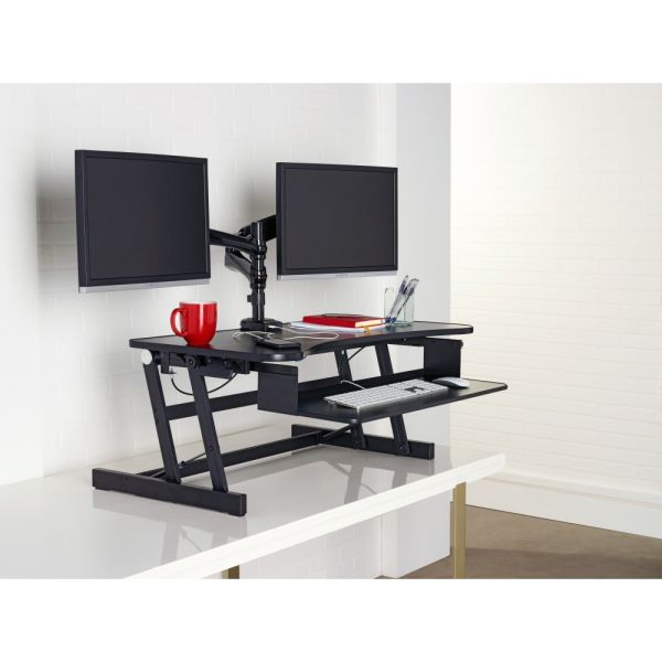 Lorell Deluxe Adjustable Desk Riser