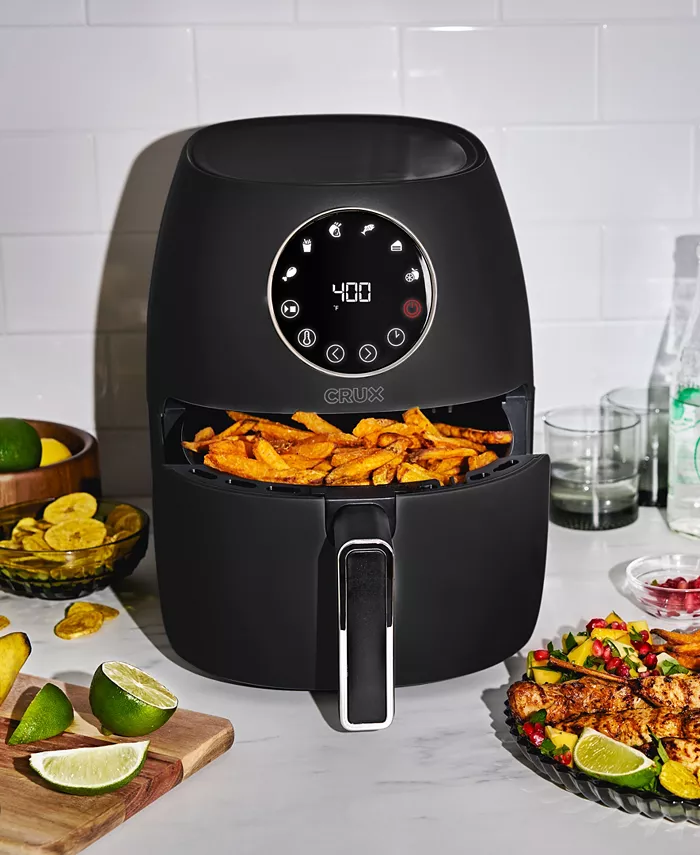 Crux 3.7-Qt. 1300 Watt Nonstick Digital Air Fryer