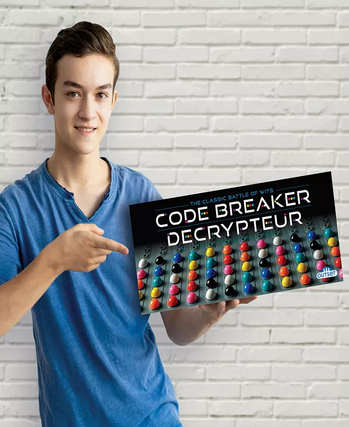 Outset Media Code Breaker The Classic Battle of Wits  Logic Deduction Head-to-head  Strategy Code Creating Cracking Peg Game