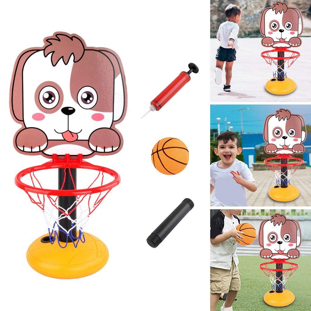 Adjustable Basketball Hoop Stand， Outside Toys Playing Set for