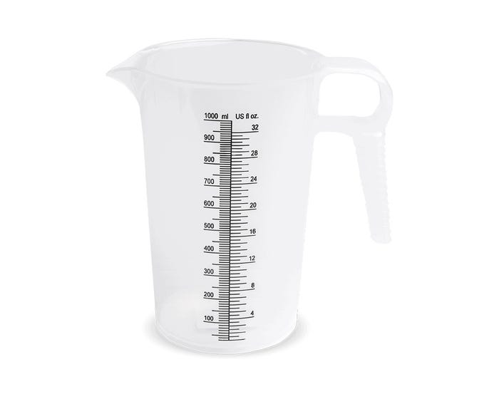 Axiom Products Accu-Pour Measuring Pitcher， 32 oz - PM80032