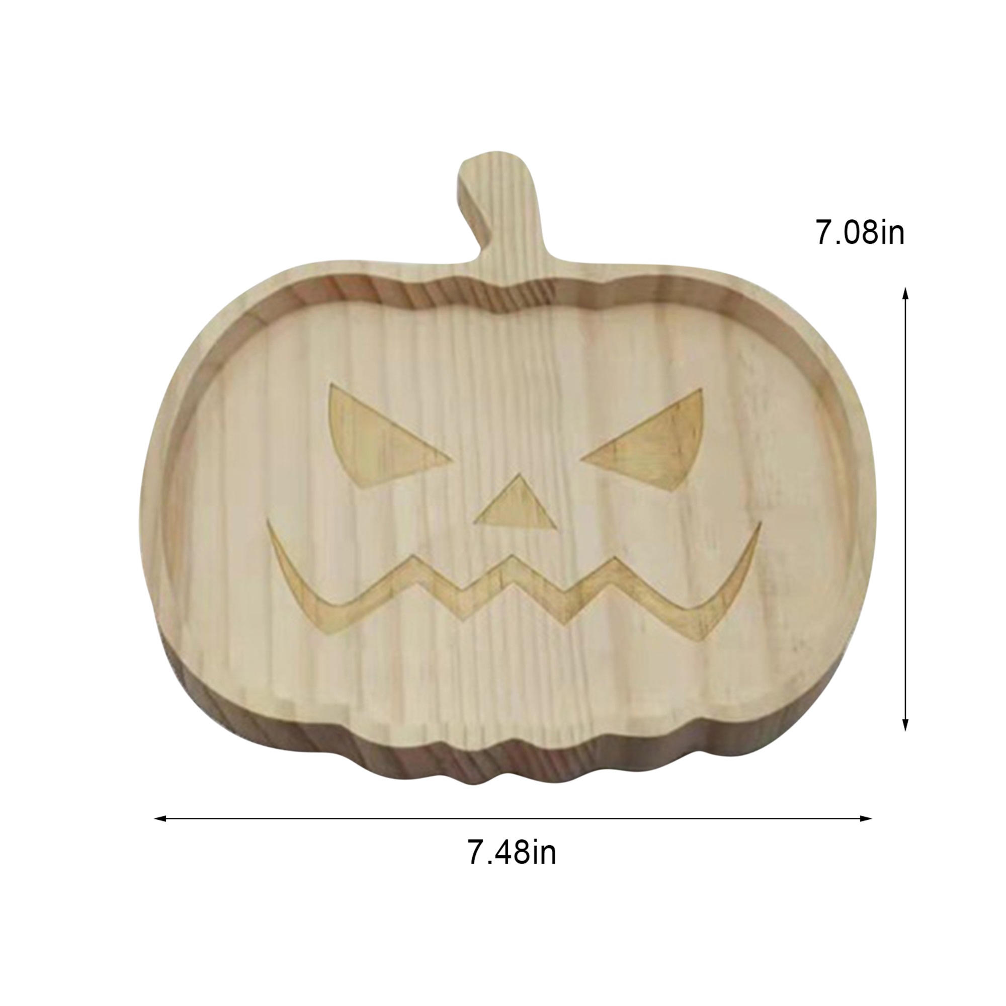 Halloween Wood Cheese Board and Charcuterie Boards Kitchen Pumpkin/Ghost Shaped Wine Meat Cheese Tray for Party Supplies