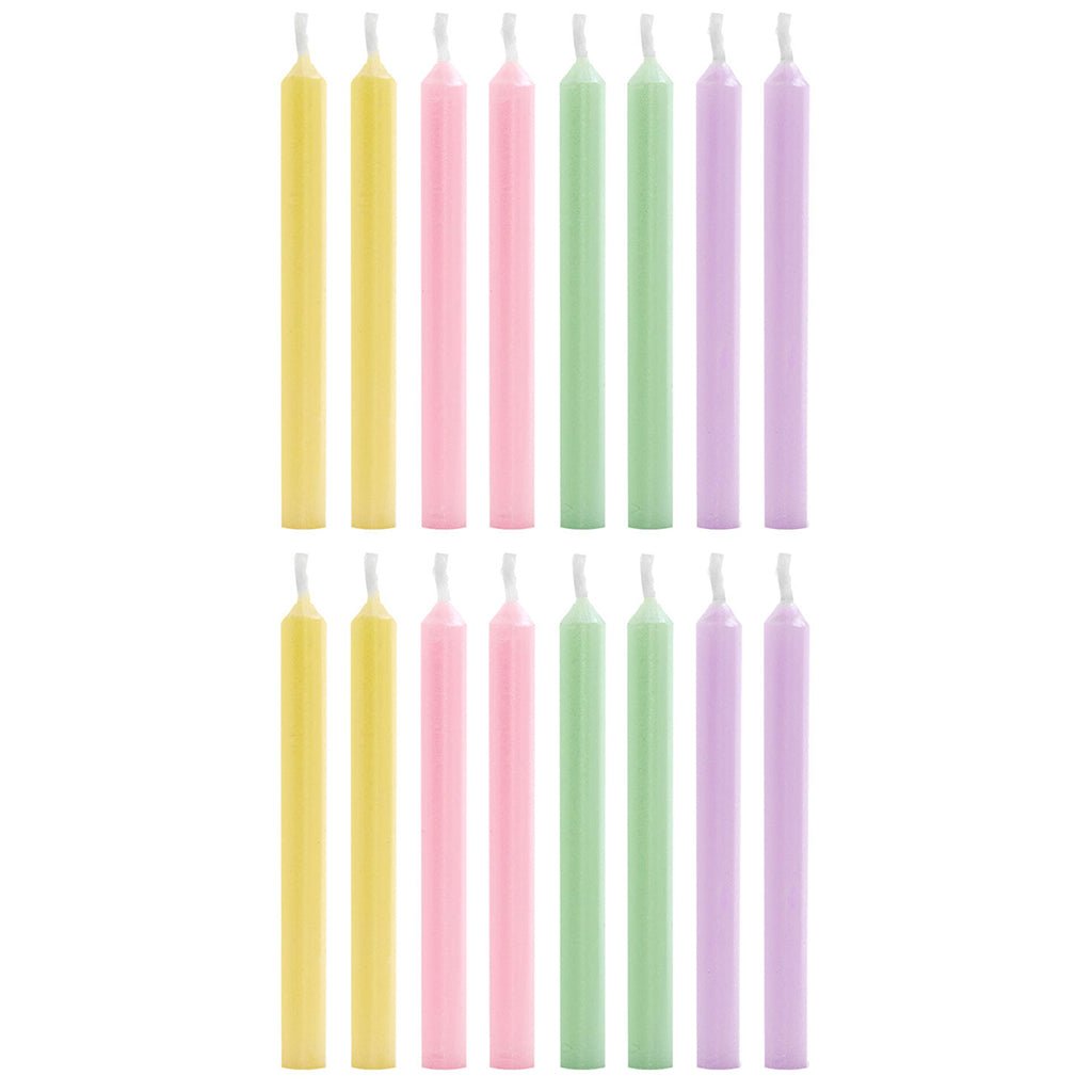 Hallmark  Pearlized Pastel Birthday Candles, Set of 16