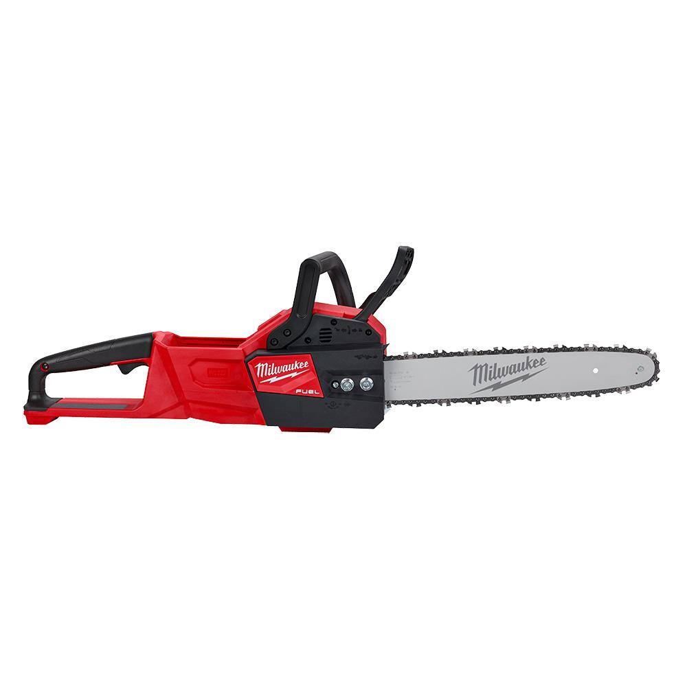 MW M18 FUEL 14 in. 18-Volt Lithium-Ion Brushless Battery Chainsaw (Tool-Only) 2727-20C