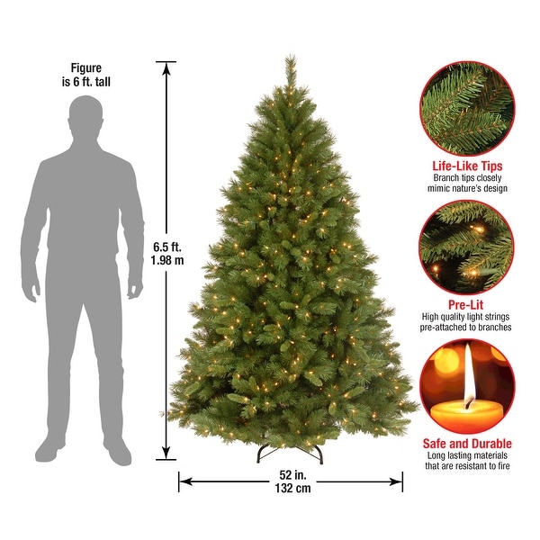 National Tree Company 6.5 ft. Winchester Pine Tree with Clear Lights