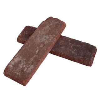 Old Mill Brick 7.625 in. x 2.25 in. x 0.5 in. Rosewood Thin Brick Singles (Box of 50-Bricks) TB-270048CS