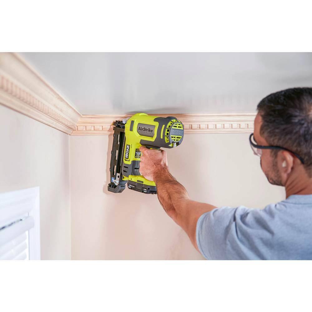 RYOBI ONE+ 18V 16-Gauge Cordless AirStrike Finish Nailer with Cordless Multi-Tool (Tools Only) P326-PCL430B