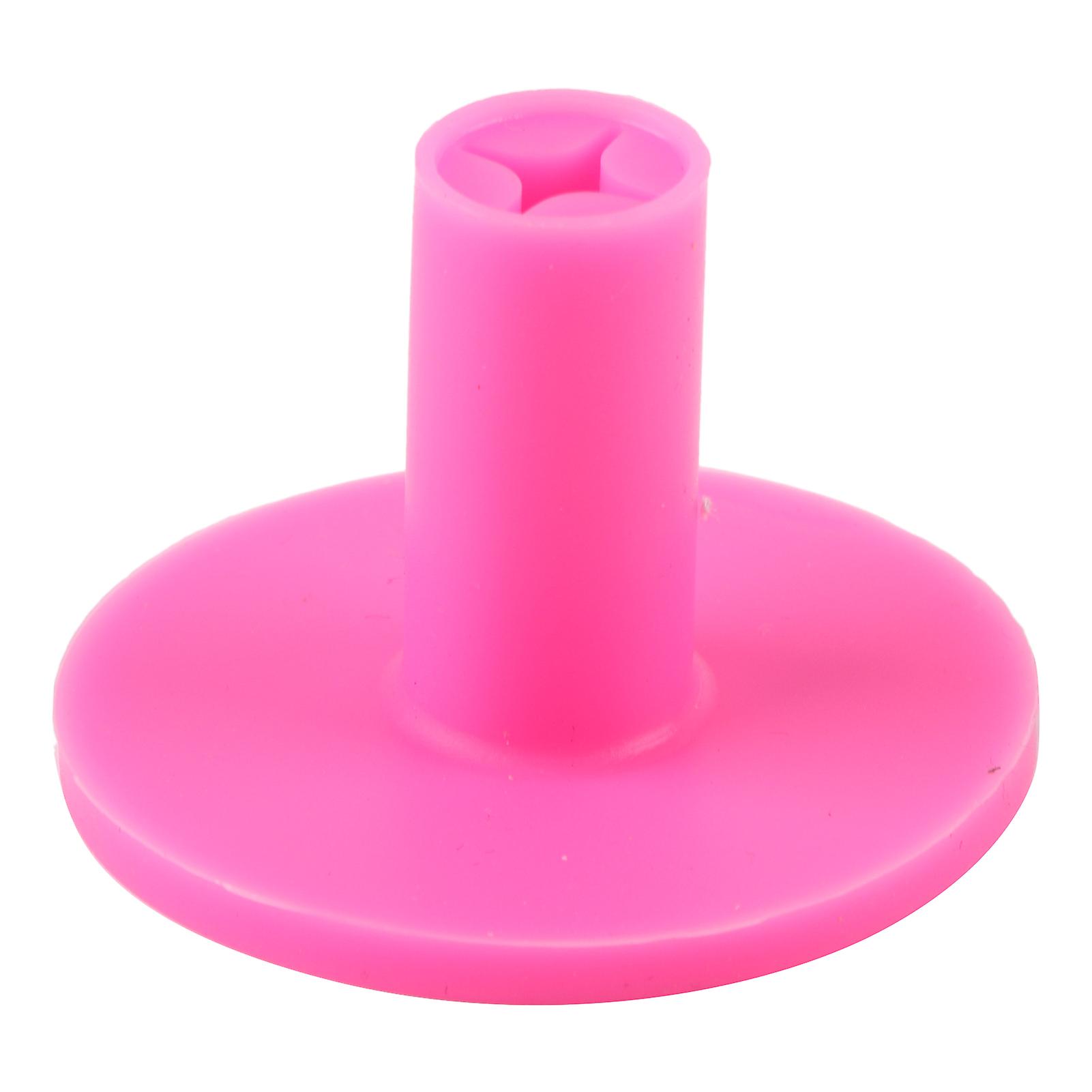 38mm Golf Rubber Tee Holder Golf Training Aid For Driving Range And Practice Matpink