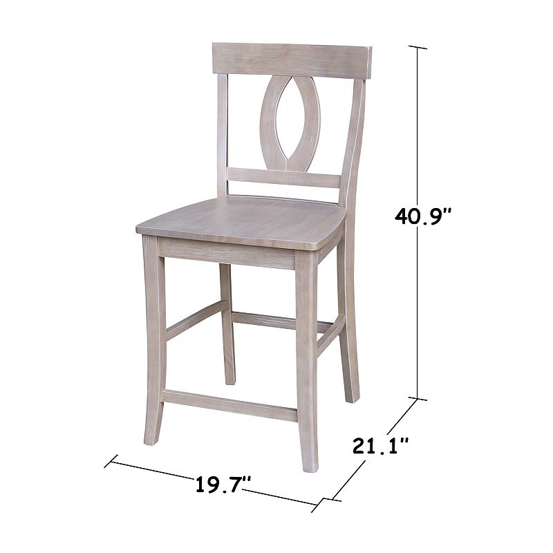 International Concepts Cosmo Wood Counter Stool