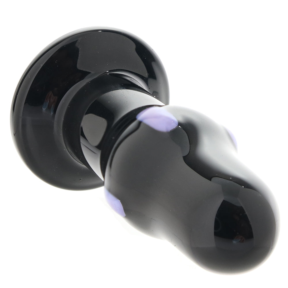 Adam & Eve Rear Rocker Vibrating Glass Anal Plug