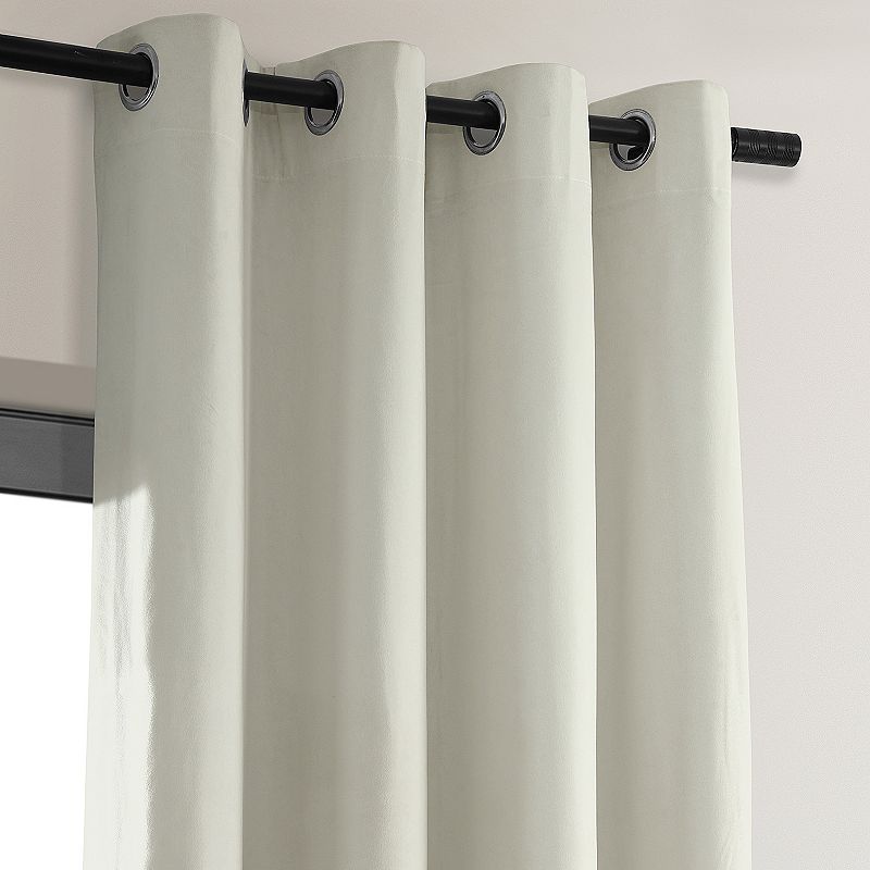 EFF Blackout 1-Panel Signature Velvet Window Curtain