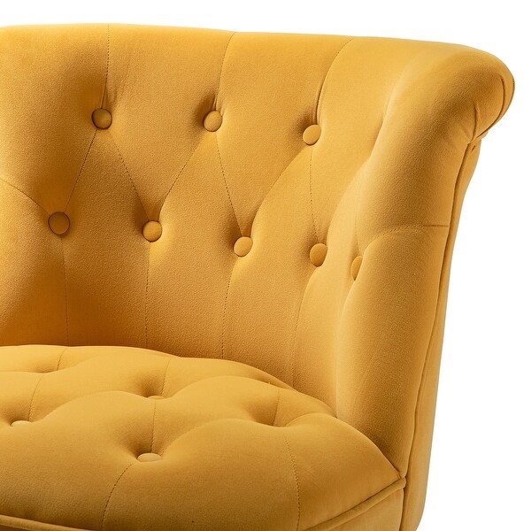 Christi Upholstered Tufted Wingback Accent Chair by HULALA HOME