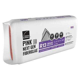 Owens Corning R-13 Unfaced Fiberglass Insulation Batt 24 in. x 96 in. (8-Bags) M65