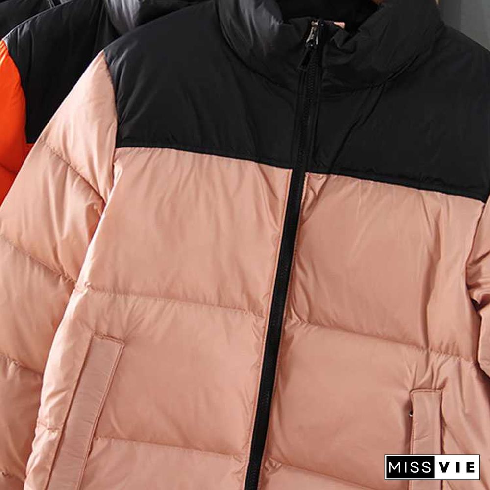 Packable Color Block Boxy Warmest Padded Down Puffer Jacket