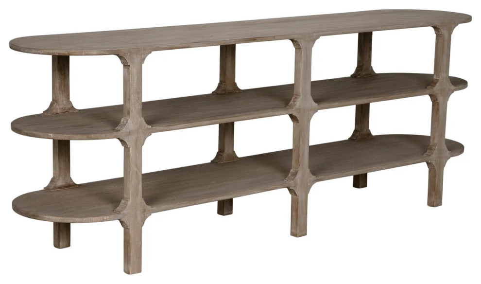 CFC Furniture Anita Oval Console   Farmhouse   Console Tables   by GreatFurnitureDeal  Houzz