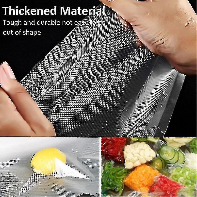 Thicker Kitchen Vacuum Sealer Bags Reusable Rolls Fresh Food Saver Refrigerator Storage Bag For Freezing