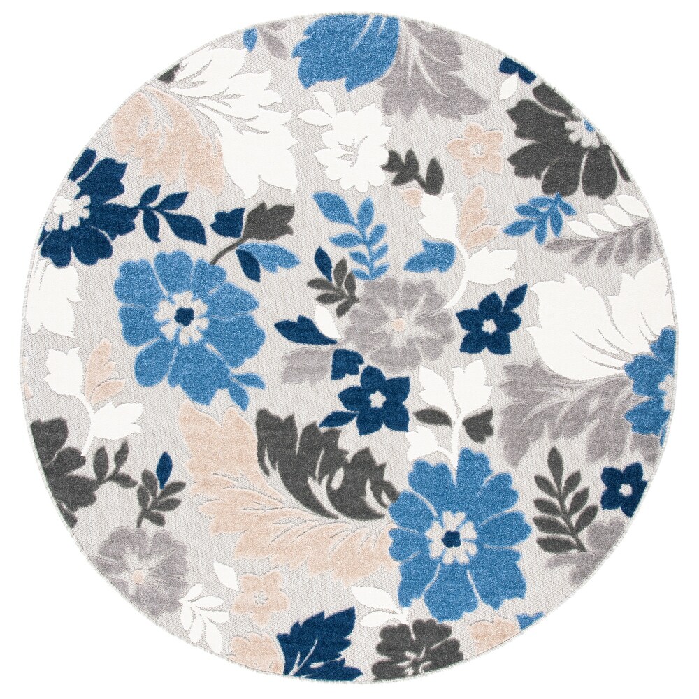 SAFAVIEH Cabana Avia Indoor/ Outdoor Waterproof Patio Floral Rug