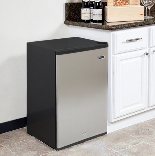 Whynter 3.0 Cu. Ft. Energy Star Upright Freezer With Lock   Stainless Steel   Contemporary   Freezers   by Virventures  Houzz