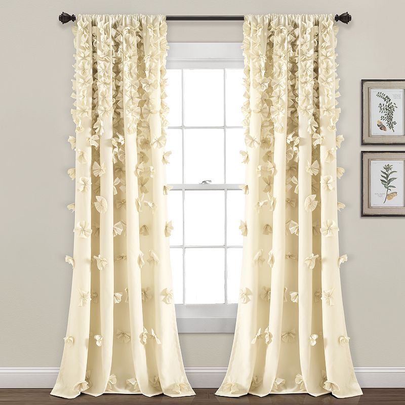 Lush Decor Riley Window Curtain Panel