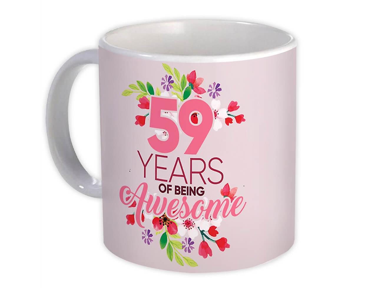 Gift Mug: 59 Years of Being Awesome 59th