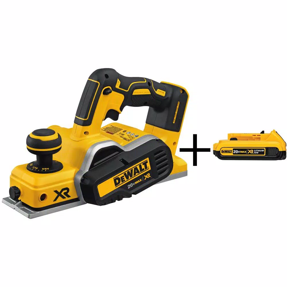 DEWALT 20-Volt MAX XR Cordless Brushless 3-1/4 in. Planer with (1) 20-Volt 2.0Ah Battery and#8211; XDC Depot