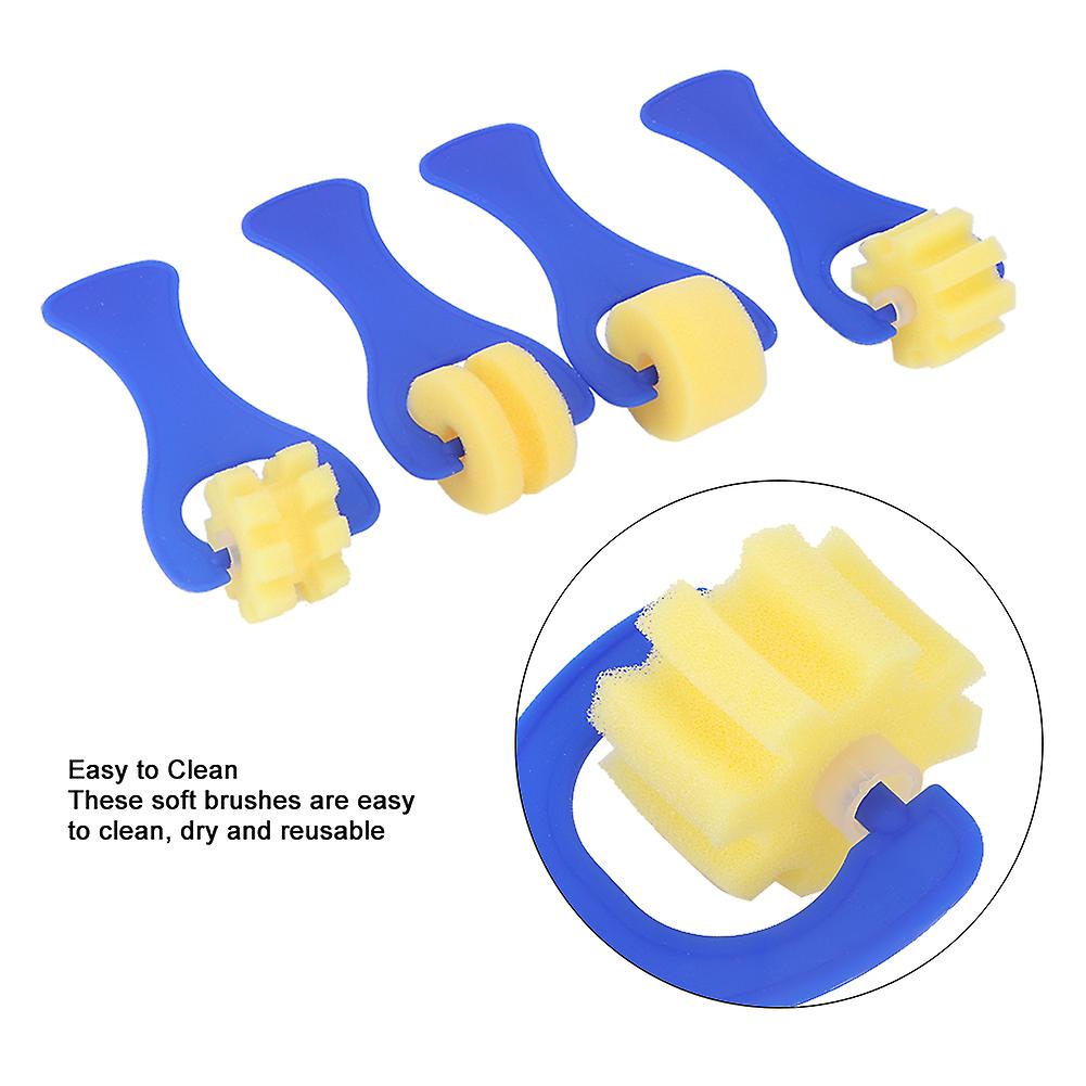 4pcs Kids Sponge Painting Roller Brushes Kit Child Diy Painting Tool Educational Paint Toy