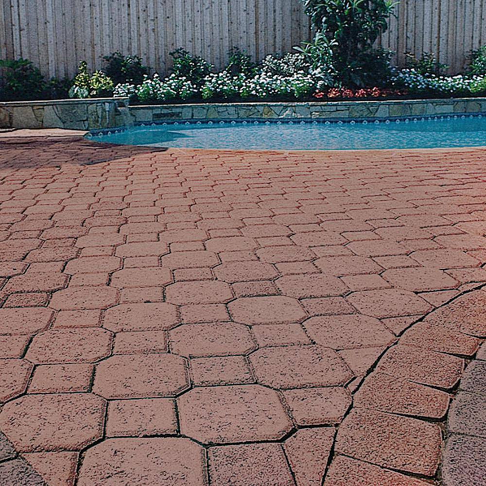 Pavestone Decorastone 9.06 in. L x 5.51 in. W x 2.36 in. H Antq Terra Cotta Concrete Paver (350 Pieces100 sq. ft.Pallet) 15616