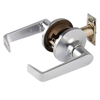 Universal Hardware Universal Hardware Light Duty Commercial Passage (hallcloset) Lever ADA UL 3-Hr Fire ANSI Grade 2 Satin Chrome Finish UH40047